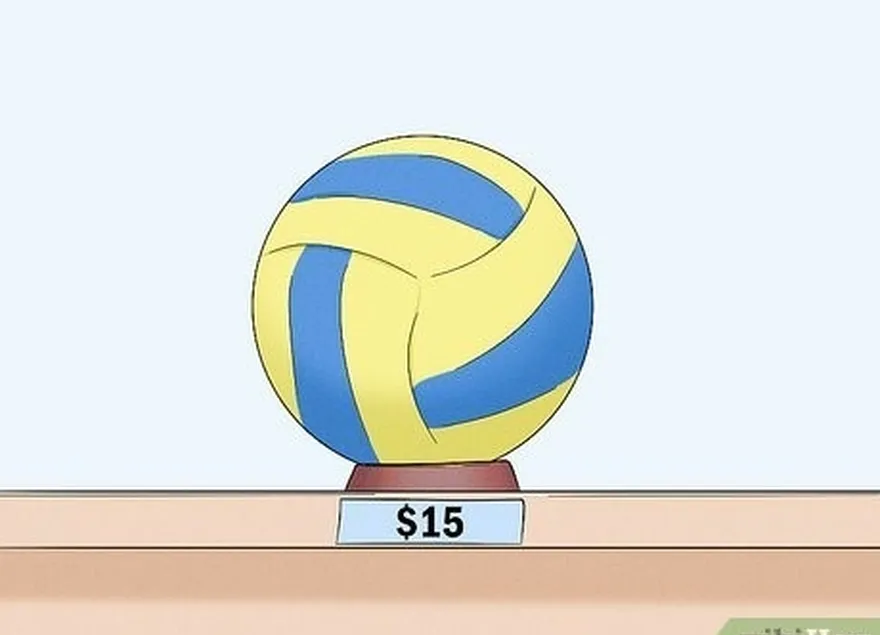 etapa 1 comprar uma bola de voleibol.