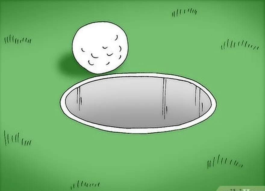 Etapa 1 Pegue uma bola de golfe, um taco e um lugar para dar o putt.