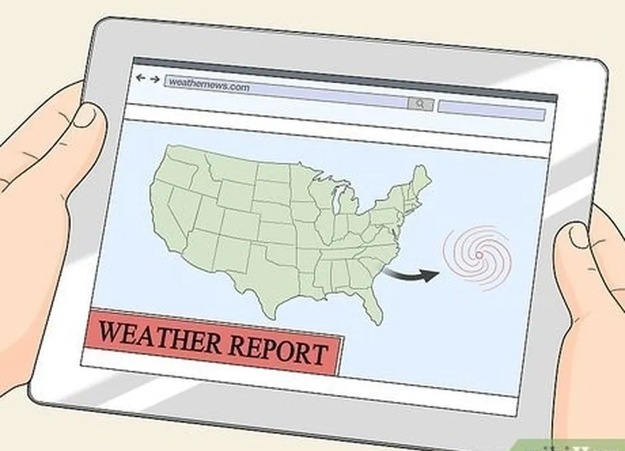 Etapa 1 Fique atento aos boletins meteorológicos imediatamente após a ocorrência de um tornado.