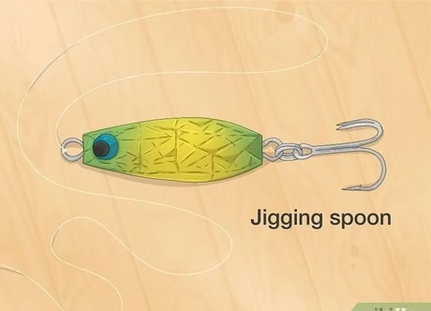 Etapa 2 Use colheres pequenas para espécies de peixes de caça maiores.