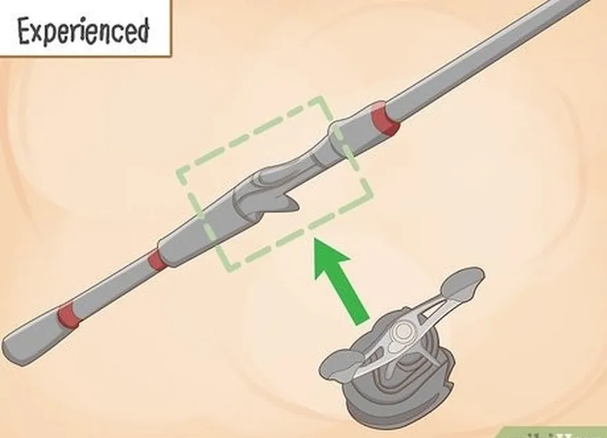 Etapa 2 Use uma vara de lançamento de isca e um molinete se você for um pescador mais experiente.