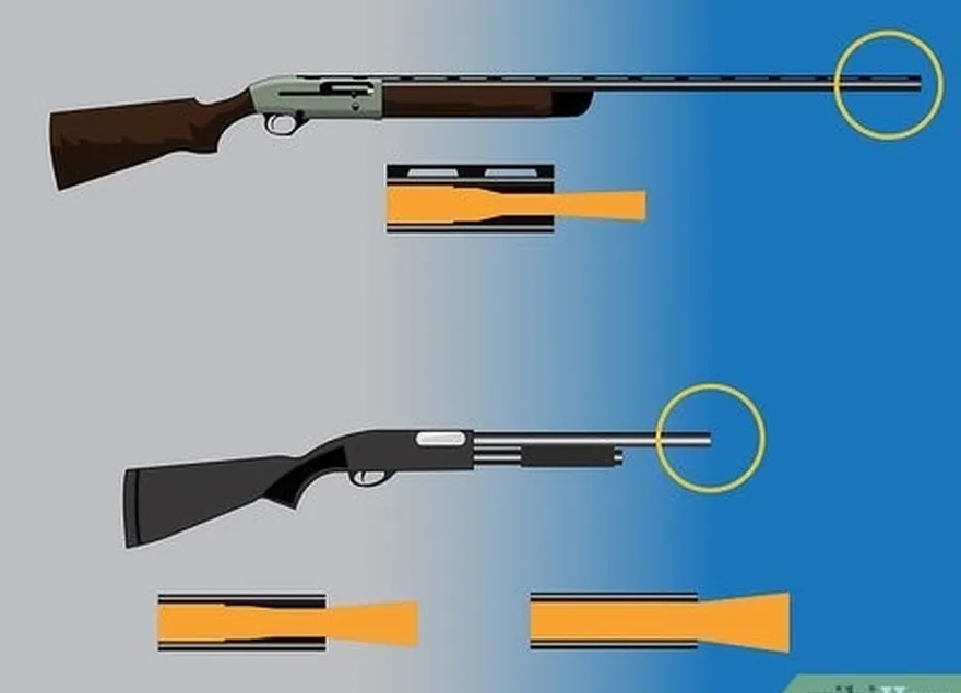 passo 3 escolha uma arma com um comprimento de cano desejável.