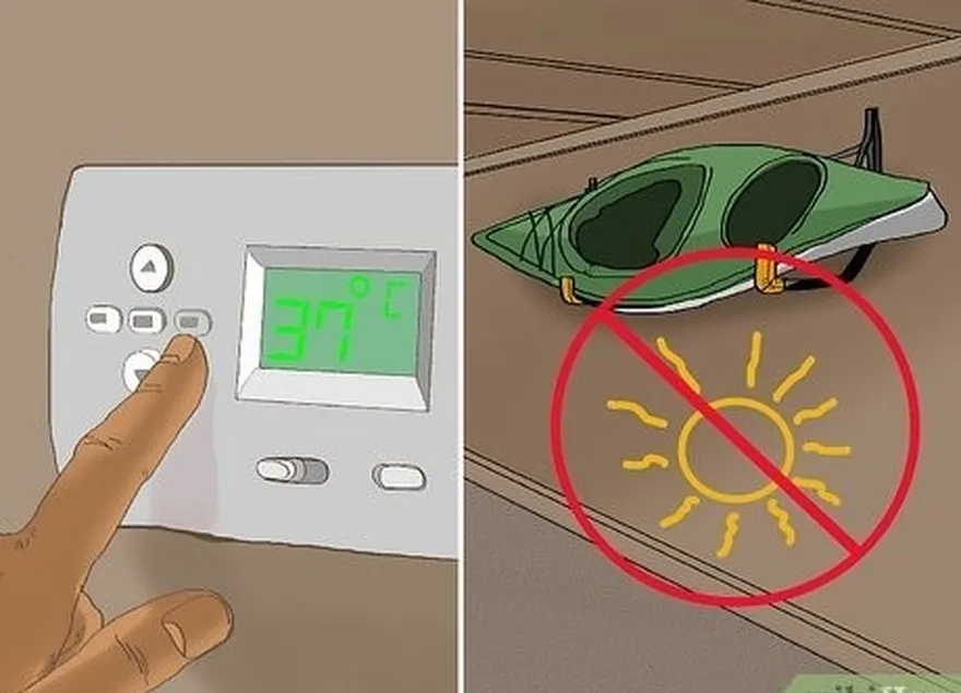 Etapa 2 Controle a temperatura da área de armazenamento.