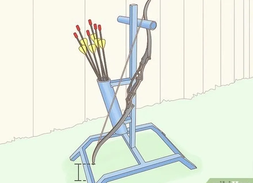 Etapa 5 Use um suporte de arco para manter o arco fora do chão.