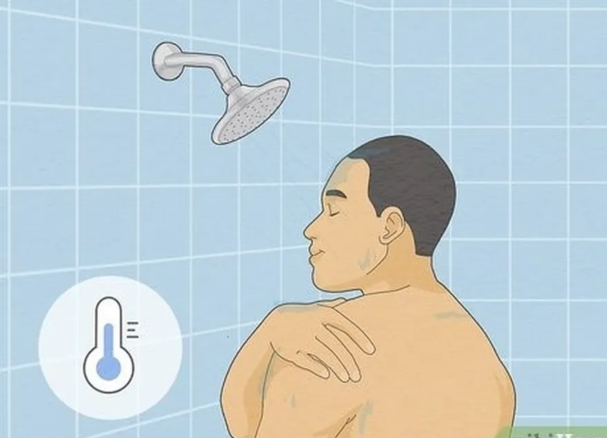 Etapa 6 Tome uma ducha fria de 1 a 3 minutos para uma opção mais fácil.