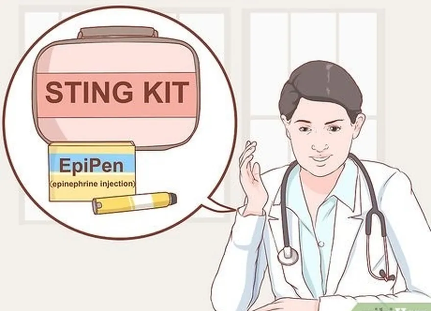 Etapa 1 Pergunte a um médico sobre um kit de emergência para picadas.