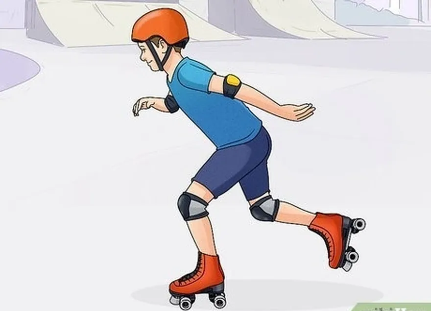 O seu filho's posture and arm stance can help them skate faster.