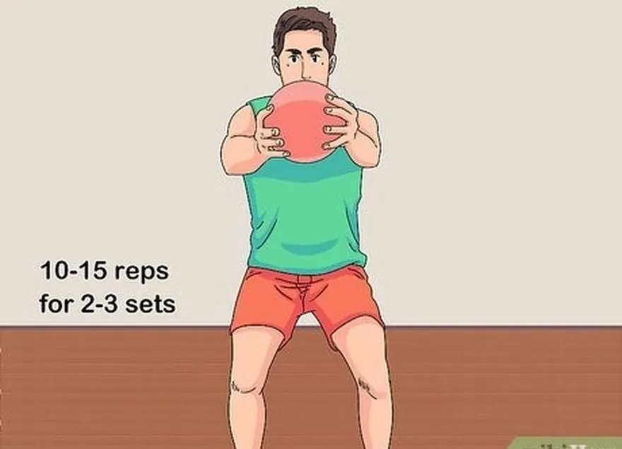 Etapa 2 Use uma medicine ball para trabalhar seu core.