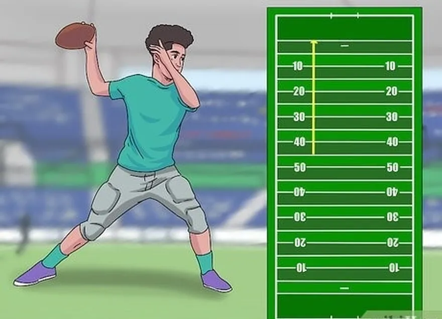 Etapa 6 Pratique o lançamento de passes precisos de 40 jardas.