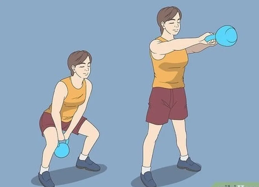 Etapa 4 Faça balanços com kettle-bell