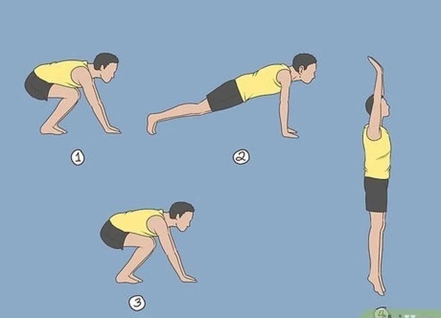 Etapa 4 Faça burpees