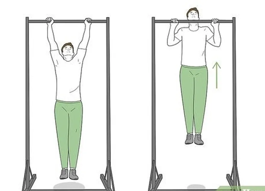 Passo 1 Faça pull ups para desenvolver a força da parte superior do corpo.