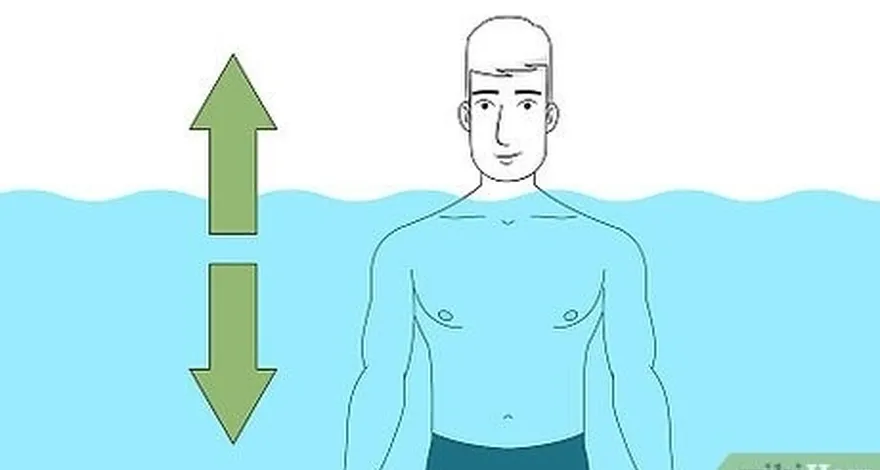 Etapa 1 Mova os braços e as pernas para manter a cabeça acima da água.