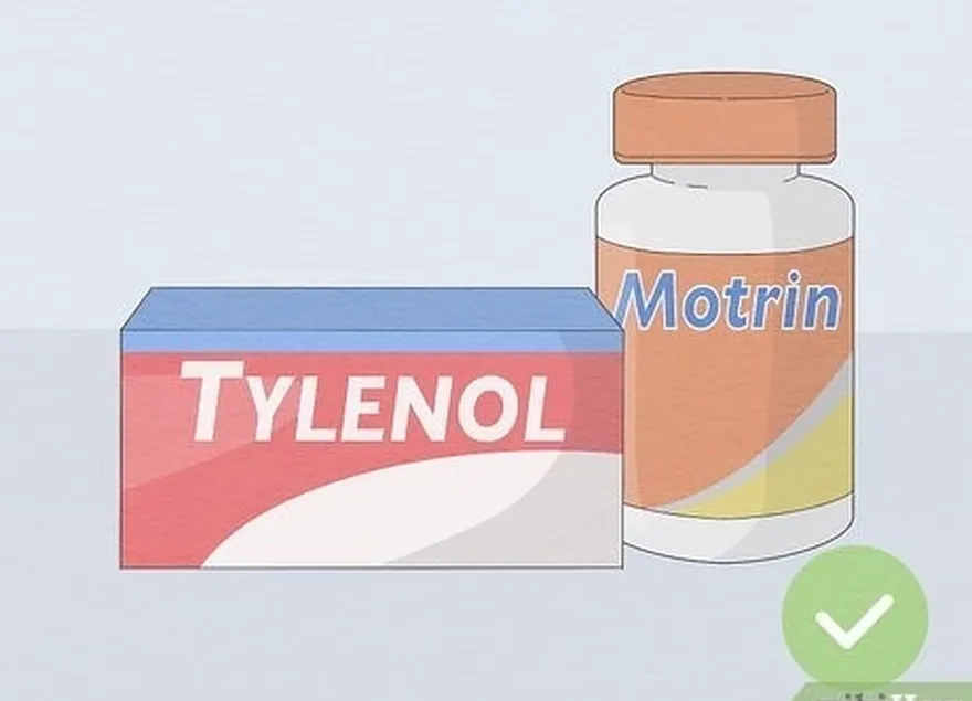 Experimente acetaminofeno (Tylenol) ou ibuprofeno (Advil, Motrin) para aliviar a dor.