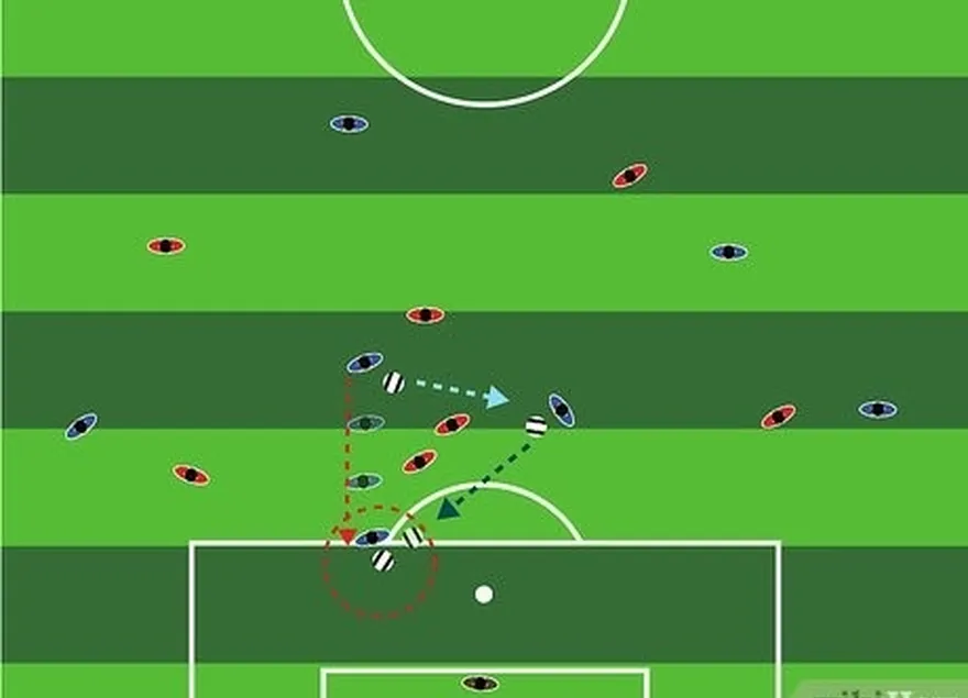 Etapa 3 Observe como os passes rápidos, tanto estáticos quanto em movimento, abrem a defesa.