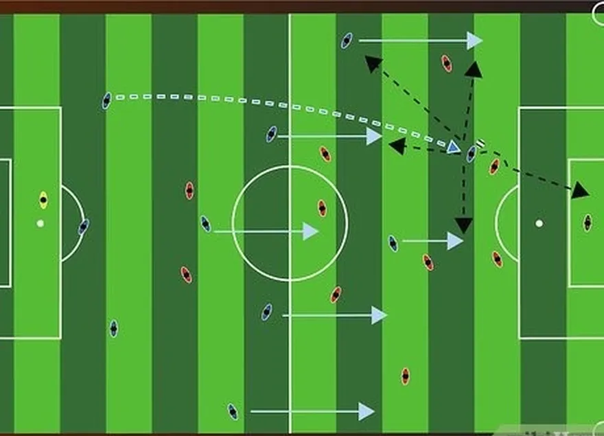 Etapa 6: Aprenda a aceitar a bola longa no futebol.