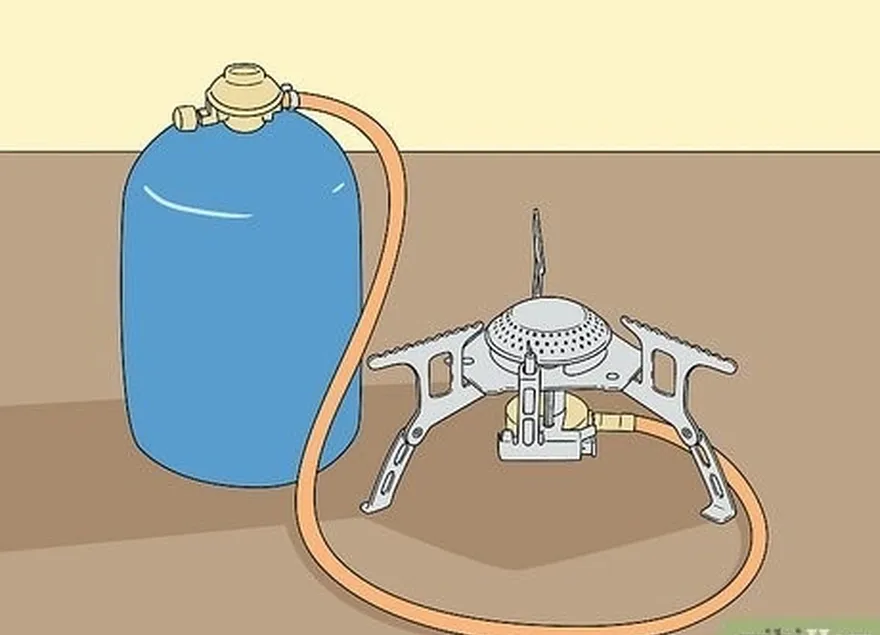 Etapa 5 Encontre uma superfície plana para colocar o fogão.