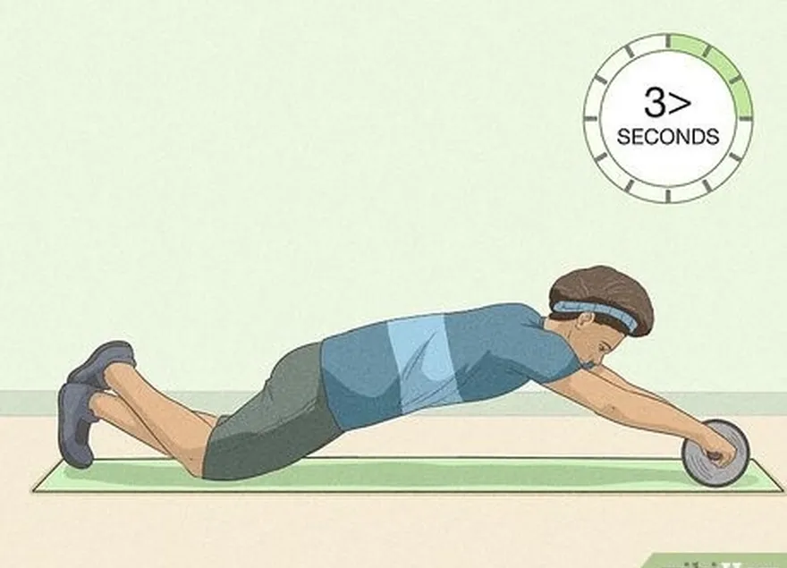 Etapa 3 Mantenha a posição por mais tempo para um exercício mais desafiador.