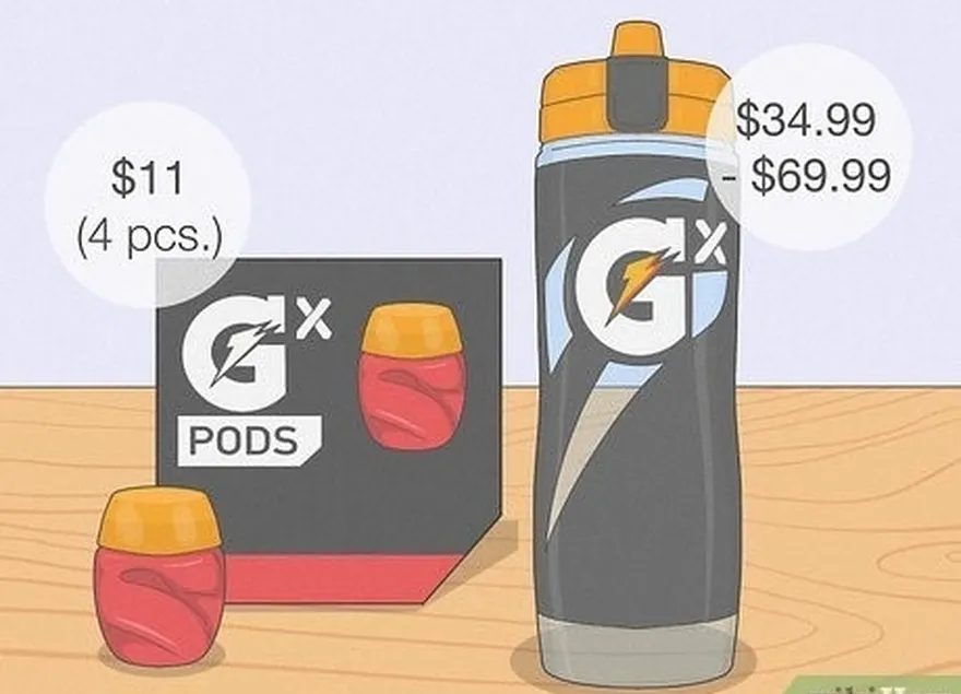 Etapa 6 Quanto custam os Pods de Gatorade e a Garrafa Gx?