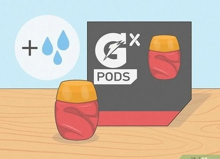 Etapa 1 Os Pods de Gatorade são uma bebida instantânea que você mistura com água.