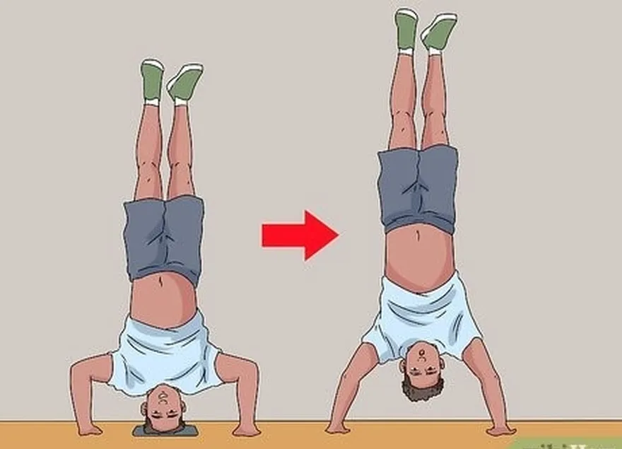 etapa 3 tente bottoms-up push ups.